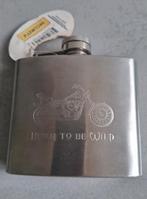 Heupfles zakflacon Born to be Wild Harley Davidson nieuw, Ophalen of Verzenden, Zo goed als nieuw, Reclamebord