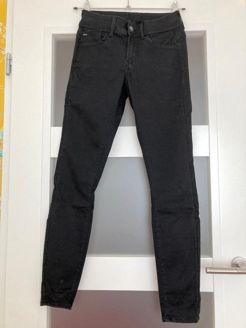 G-Star Lynn D-Mid super skinny, zwart, maat 30 lengte 32, Kleding | Dames, Spijkerbroeken en Jeans, Zo goed als nieuw, W30 - W32 (confectie 38/40)