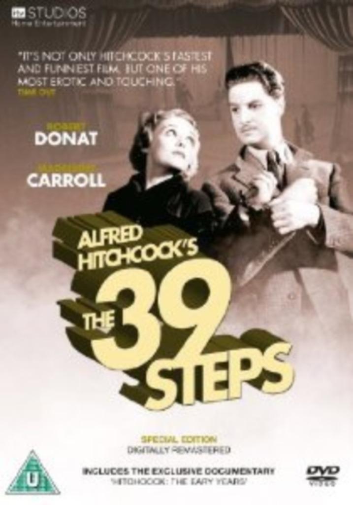 DVD The 39 Steps Alfred Hitchcock ORIGINEEL 1935, Cd's en Dvd's, Dvd's | Filmhuis, Nieuw in verpakking, Overige gebieden, Alle leeftijden