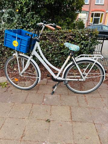 Witte Cortina U4 Transport Damesfiets 28 inch Slot Krat beschikbaar voor biedingen