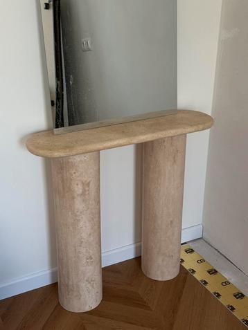Travertin dressoir of console tafel beschikbaar voor biedingen