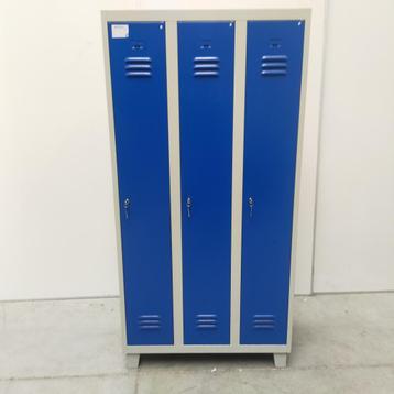 3-deurs Ekwo lockerkast - 180x90x50 cm beschikbaar voor biedingen