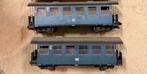Twee personenrijtuigen van LGB met reizigers aan boord igst, Gebruikt, Gelijkstroom, N, Wagon