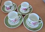 Set van 4 kop en schotels, Elkaporselein, Hutschenreuther, Antiek en Kunst, Ophalen