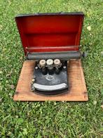 Typewriter, antieke typemachine, ong. 1910, Gundka 5, Ophalen of Verzenden