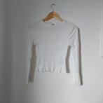 H&M witte basic longsleeve maat M, Kleding | Dames, T-shirts, Maat 38/40 (M), H&M, Lange mouw, Wit