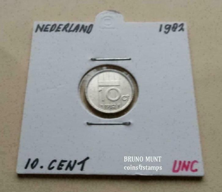 10 cent Koningin Beatrix - 1982, Postzegels en Munten, Munten | Nederland, Losse munt, 10 cent, Koningin Beatrix, Verzenden