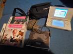COMPLEET: Nintendo DS Lite + 3 Games + Adapter + Case, Wit, Ophalen of Verzenden, DS Lite, Gebruikt