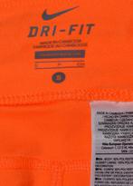 NIKE DRI-Fit capri, running tights, broek, oranje, Mt. S, Nieuw, Nike, Oranje, Maat 36 (S)
