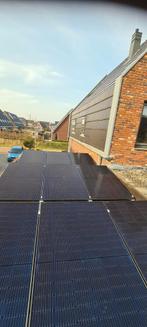 Set 12 zonnepanelen platdak systeem met Growatt 3600TL-XH, Doe-het-zelf en Verbouw, Zonnepanelen en Toebehoren, Ophalen, Zo goed als nieuw
