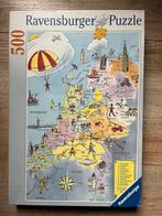 Ravensburger puzzel 500 stukjes Kaart van Nederland, Ophalen of Verzenden, Zo goed als nieuw