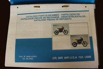 Huqvarna CR WR 125 2006 parts catalog cr125 wr125 teile beschikbaar voor biedingen