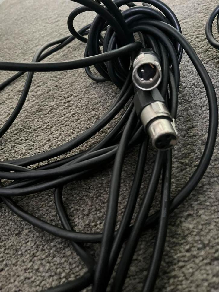 XLR Kabels, verlengkabel en aanluitkabels C13, Muziek en Instrumenten, Kabels en Stekkers, Gebruikt, Speaker of Versterker, Ophalen