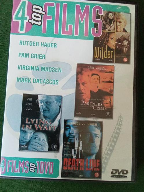 4x Rutger Hauer Wilder, Partners in Crime, Death Line, Lying, Cd's en Dvd's, Dvd's | Klassiekers, Zo goed als nieuw, Ophalen of Verzenden