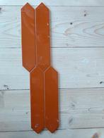Oranje bruine zeshoekige tegels (langwerpig), Zo goed als nieuw, Ophalen
