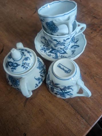Blue Danube Servies - Suikerpot, Kopjes & Schotels beschikbaar voor biedingen
