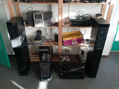 Sony stereo set met Kruger en Matz boxen, Audio, Tv en Foto, Stereo-sets, Gebruikt, Speakers, Sony, Ophalen