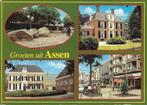 Ansichtkaart	Assen	4-luik, Verzenden, 1980 tot heden, Gelopen, Drenthe