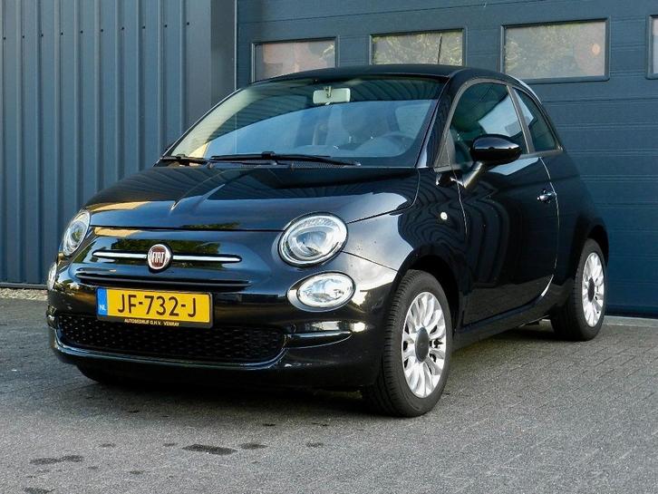 Fiat 500 1.2 Popstar | 2016 | Zwart | Origineel NL-auto, Auto's, Fiat, Particulier, Airconditioning, Centrale vergrendeling, Elektrische ramen