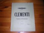 Clementi - gradus ad parnassum / sonatinen / sonaten, Gebruikt, Klassiek, Ophalen of Verzenden, Artiest of Componist