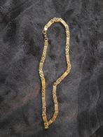Imitatie Gouden Schakelketting, Sieraden, Tassen en Uiterlijk, Kettingen, Ophalen of Verzenden, Gebruikt, Goud, Overige materialen