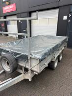 Indespension plateau wagen 2700kg parabool geveerd, Auto diversen, Aanhangers en Bagagewagens, Ophalen, Zo goed als nieuw