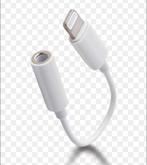 Lightning naar aux Iphone (Nieuw), Ophalen of Verzenden, Zo goed als nieuw, Snoer of kabel, Apple iPhone