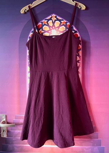 Leuke paarse jurk met spaghetti bandjes maat 38 nu 15,99€ beschikbaar voor biedingen