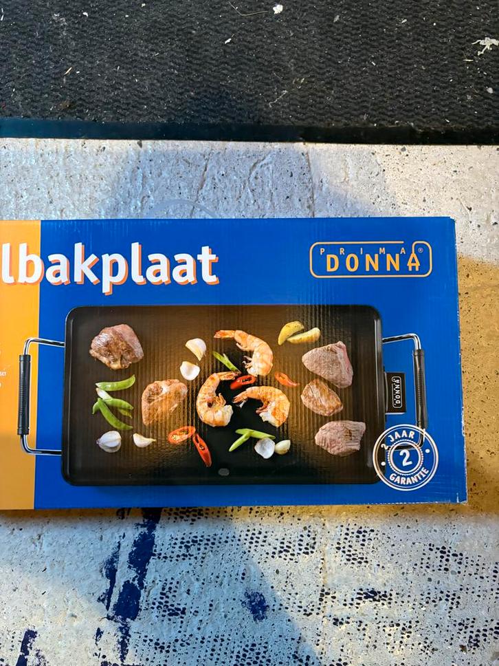 Prima Donna Tafel Bakplaat - Nieuw in doos!, Witgoed en Apparatuur, Gourmetstellen, Nieuw, 4 t/m 7 personen, Ophalen