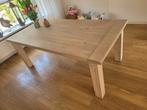 Eetkamertafel berken greywash, Huis en Inrichting, Tafels | Eettafels, Ophalen, Gebruikt, 200 cm of meer, 50 tot 100 cm