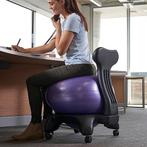 Black Yoga Ball Chair for Office, Ophalen, Zwart, Zo goed als nieuw, Bureaustoel