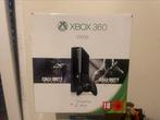 Xbox 360 E slim met Kinect, Met kinect, 250 GB, Met 2 controllers, Gebruikt