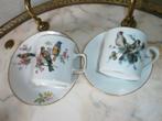 Brocante kop en schotels vogeltjes Eschenbach/Tirschenreuth, Huis en Inrichting, Ophalen of Verzenden, Zo goed als nieuw, Overige stijlen