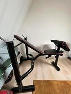 Multifunctionele bankdruk, Sport en Fitness, Ophalen, Zo goed als nieuw, Krachtstation