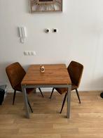 Eettafel met passende stoelen, Huis en Inrichting, 50 tot 100 cm, Ophalen of Verzenden, Vier personen, Zo goed als nieuw