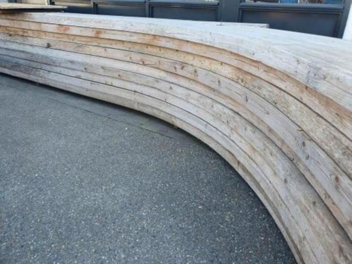 Gelamineerde spanten balken balkhout constructiehout ( 922 ), Doe-het-zelf en Verbouw, Hout en Planken, Gebruikt, Balk, Vuren