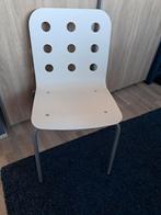 Witte stevige stoel/ bureaustoel, Huis en Inrichting, Stoelen, Ophalen, Strak, Gebruikt, Wit