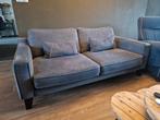 Blauwe spijkerstof bank van de Trendhopper, Huis en Inrichting, Ophalen, Gebruikt, Stof