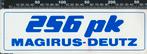 Sticker: Magirus Deutz - 256 PK (1), Ophalen of Verzenden, Zo goed als nieuw, Bedrijf of Vereniging