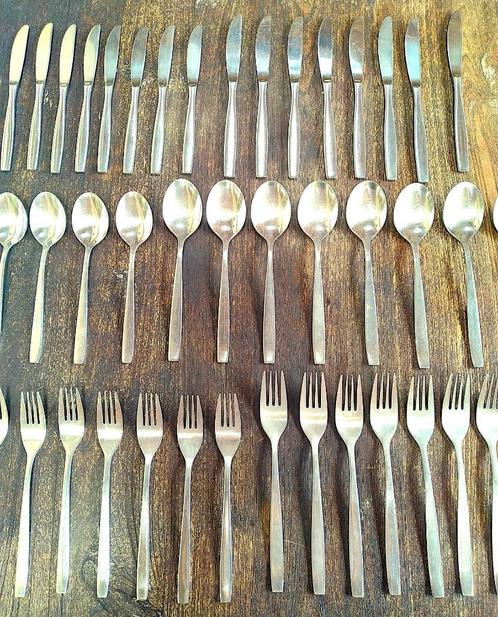 G Sola Z bestek, vintage, 48 delig, messen, vorken, lepels., Huis en Inrichting, Keuken | Bestek, Gebruikt, Rvs of Chroom, Ophalen of Verzenden