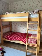 Stapelbed / Hoogslaper /Twee bedden, Huis en Inrichting, Slaapkamer | Bedden, Ophalen, Gebruikt, 90 cm, Beige