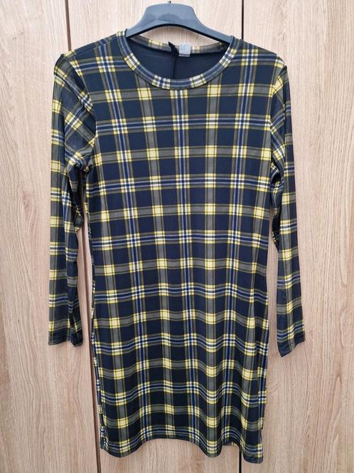 NIEUW Geblokte jurk mt XL Divided nette jurk, Kleding | Dames, Jurken, Nieuw, Maat 46/48 (XL) of groter, Zwart, Ophalen