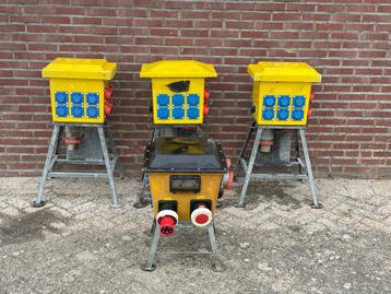 4x Verdeelkast/Stroomkast/Stroompaddenstoel beschikbaar voor biedingen