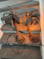 Set van 2 tropische palmboom lampen met dimmer, Ophalen