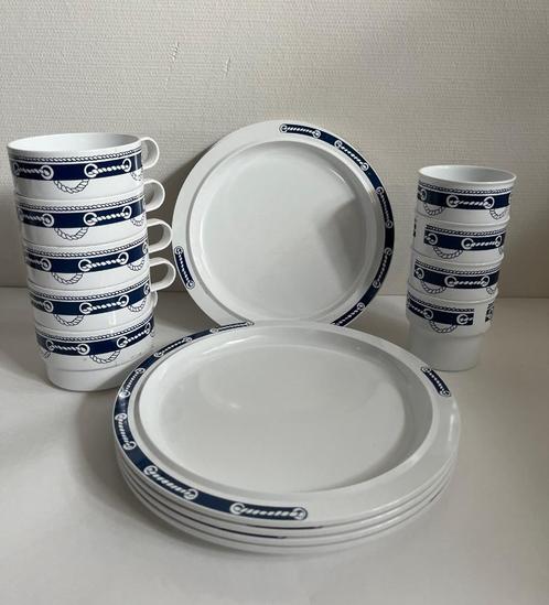 Vintage Mepal Camping servies Koen de Winter maritiem, Caravans en Kamperen, Kampeeraccessoires, Gebruikt, Ophalen of Verzenden