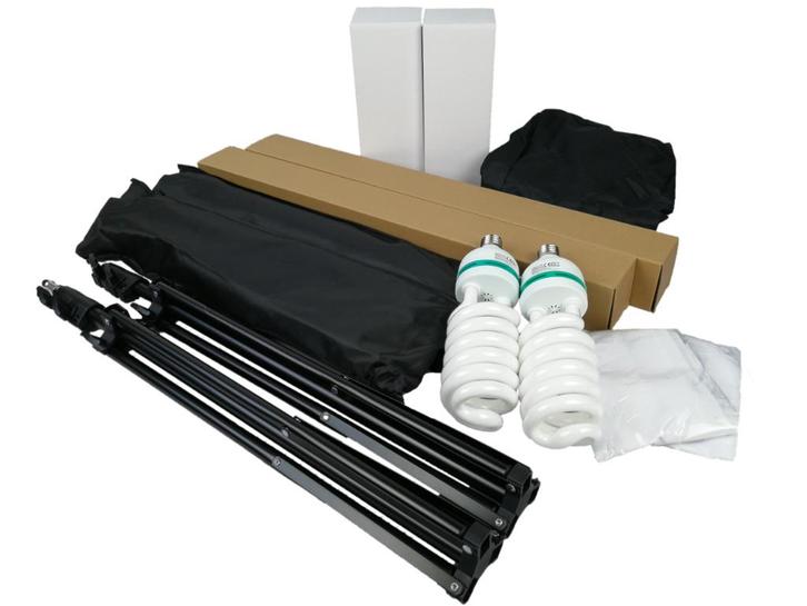 Fotostudio lampen set - 2x softbox - statief - fotolampen, Audio, Tv en Foto, Professionele Audio-, Tv- en Video-apparatuur, Nieuw