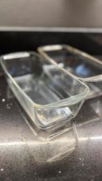 2 glazen bakvormen, cake en brood., Ophalen of Verzenden