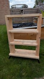 Handgemaakte houten wandkast, boekenkast., Ophalen, 25 tot 50 cm, 50 tot 100 cm, 150 tot 200 cm