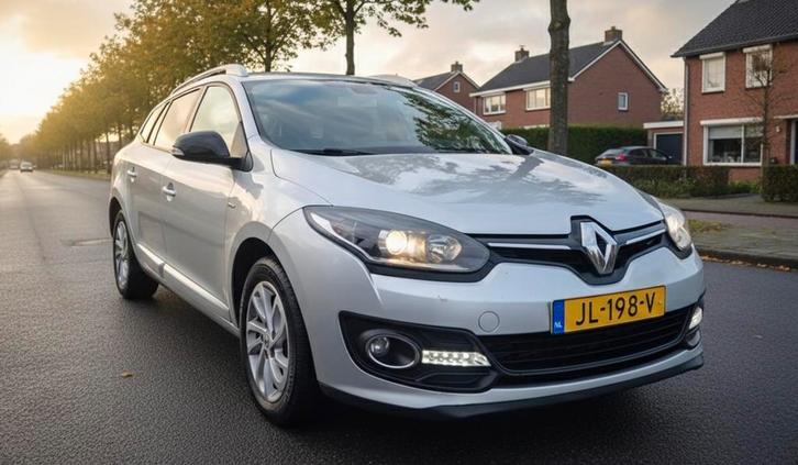 Renault Mégane 1.2 TCE 85KW Energy Estate 2016 Grijs, Auto's, Renault, Particulier, Mégane, Benzine, B, Stationwagon, Handgeschakeld