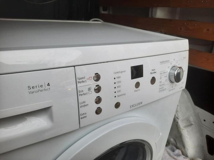 Mooie Bosch serie 4 wasmachine.7kg-1400t.Display. Gar+Bez., Witgoed en Apparatuur, Wasmachines, Zo goed als nieuw, 6 tot 8 kg